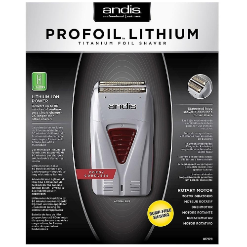 Andis Profoil Lithium Titanium folie scheerapparaat-0