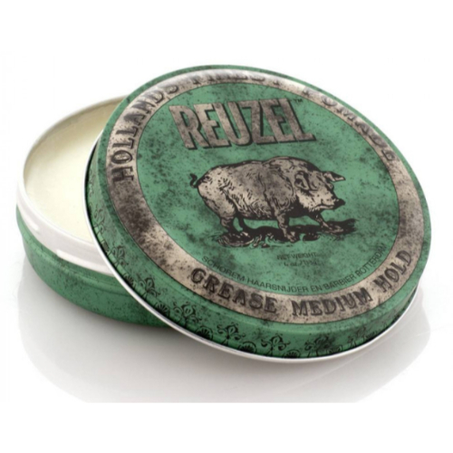 Reuzel Groen (Green Pig) Grease Medium Hold 113 gram-0